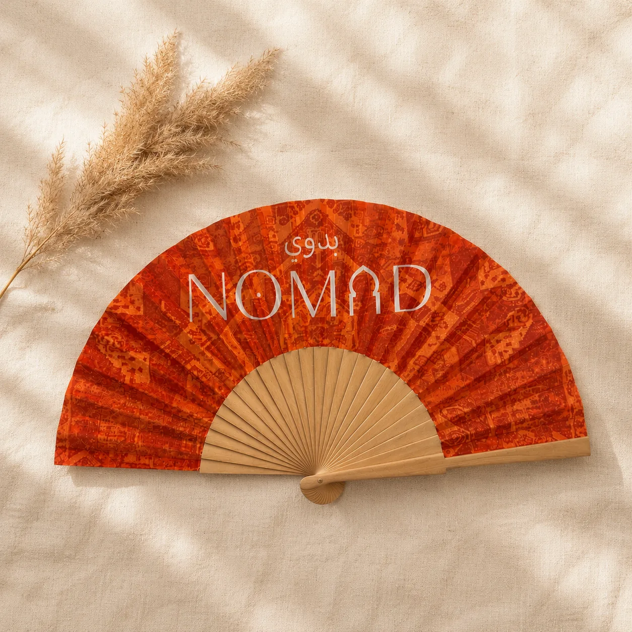Nomad custom hand fan